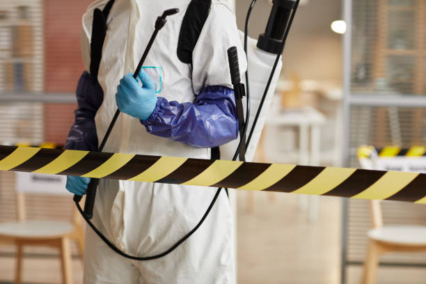 Professional Biohazard technician working in Lake Odessa, MI